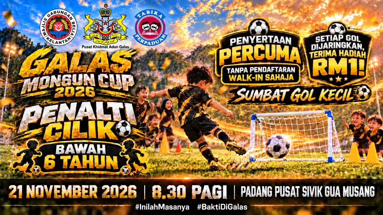 Penalti Cilik bawah 6 tahun — Galas Monsun Cup 2026
